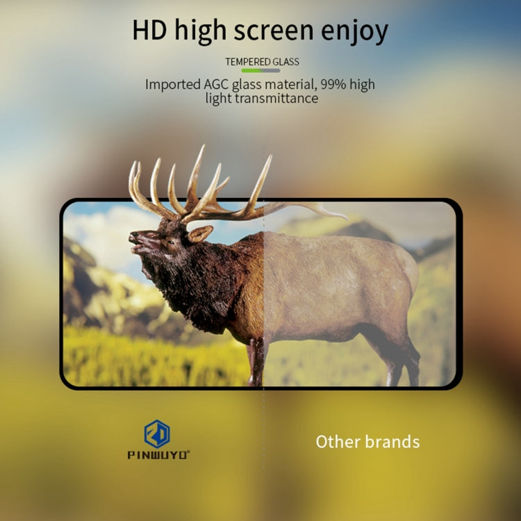 For Xiaomi 12 Lite PINWUYO 9H 2.5D Full Screen Tempered Glass Film(Black) -  by PINWUYO | Online Shopping UK | buy2fix