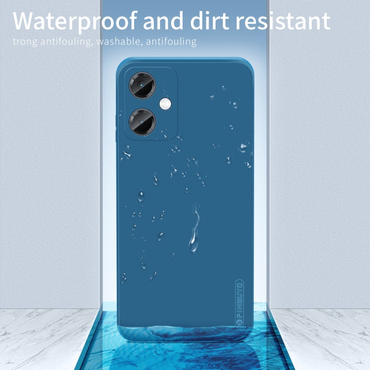 For Xiaomi Redmi Note 12 China PINWUYO Sense Series Liquid Silicone TPU Phone Case(Blue) - Xiaomi Cases by PINWUYO | Online Shopping UK | buy2fix