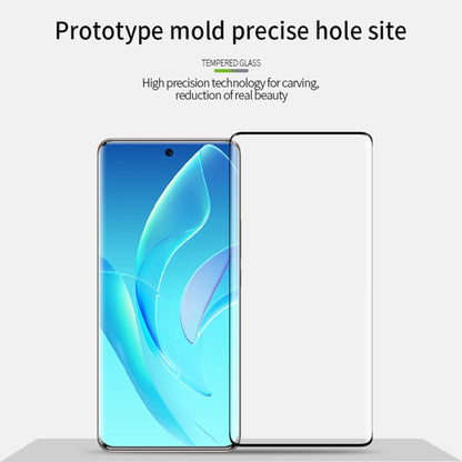 For vivo S16 / S16pro PINWUYO 9H 3D Hot Bending Tempered Glass Film(Black) - vivo Tempered Glass by PINWUYO | Online Shopping UK | buy2fix