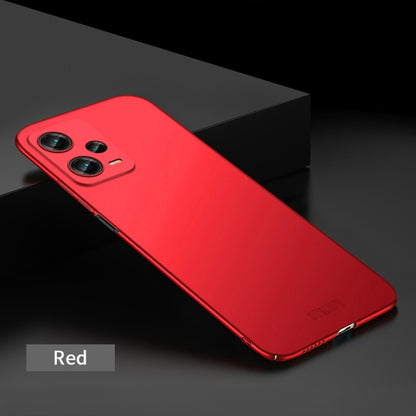 For Xiaomi Redmi Note 12 Pro 5G Global MOFI Micro-Frosted PC Ultra-thin Hard Phone Case(Red) - Xiaomi Cases by MOFI | Online Shopping UK | buy2fix