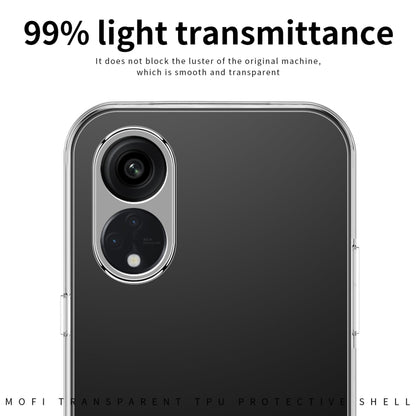 For OPPO A38 MOFI Ming Series Transparent Ultra-thin TPU Phone Case(Transparent) - A38 Cases by MOFI | Online Shopping UK | buy2fix