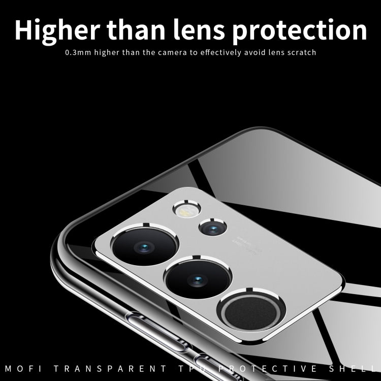 For vivo S17 Pro MOFI Ming Series Ultra-thin TPU Phone Case(Transparent) - vivo Cases by MOFI | Online Shopping UK | buy2fix