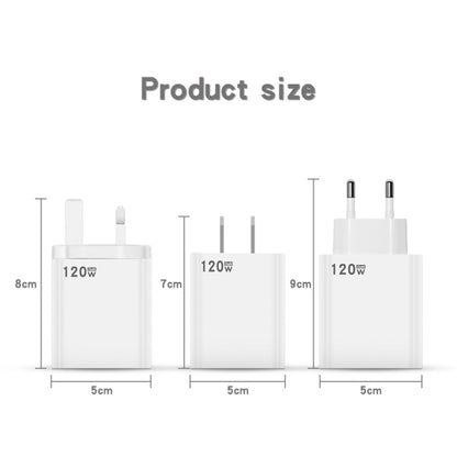 120W USB Super Fast Charging Charger Suitable, Plug Size:EU Plug - USB Charger by buy2fix | Online Shopping UK | buy2fix