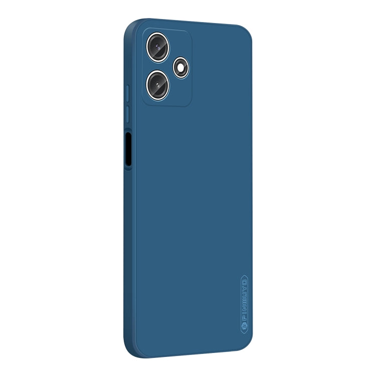 For Xiaomi Redmi 12 5G/Note 12R/Poco M6 Pro PINWUYO Sense Series Liquid Silicone TPU Phone Case(Blue) - Xiaomi Cases by PINWUYO | Online Shopping UK | buy2fix