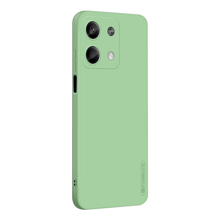 For Xiaomi Redmi Note 13 PINWUYO Sense Series Liquid Silicone TPU Phone Case(Green) - Note 13 Cases by PINWUYO | Online Shopping UK | buy2fix