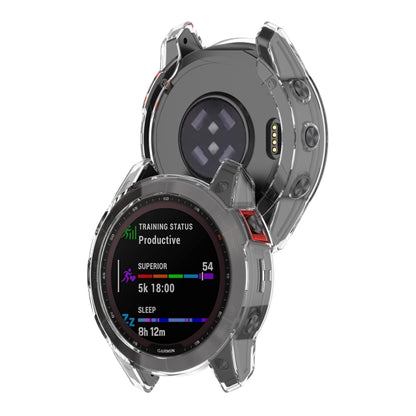 For Garmin Epix Pro 42mm Half-Package TPU Watch Protective Case(Transparent) - Watch Cases by buy2fix | Online Shopping UK | buy2fix