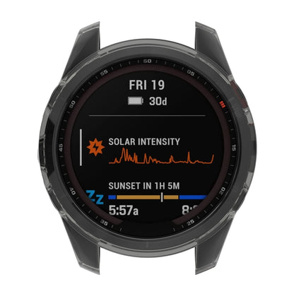 For Garmin Fenix 7S Pro Half-Package TPU Watch Protective Case(Transparent) - Watch Cases by buy2fix | Online Shopping UK | buy2fix