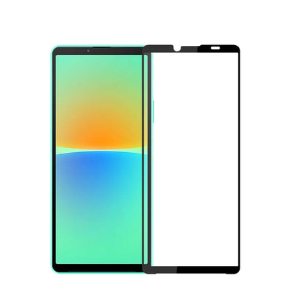 For Sony Xperia 10 VI PINWUYO 9H 2.5D Full Screen Tempered Glass Film(Black) - Sony Tempered Glass by PINWUYO | Online Shopping UK | buy2fix