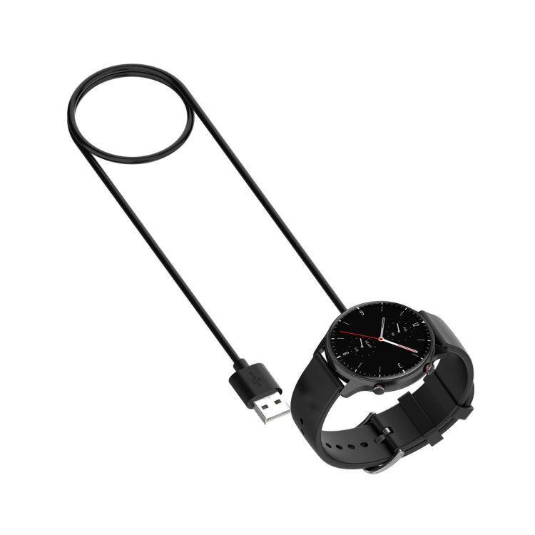 For Amazfit Bip 5 A2215 Watch Magnetic Charging Cable, Mength: 1m(Black) - Charger by buy2fix | Online Shopping UK | buy2fix