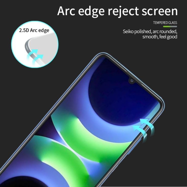 For Huawei Enjoy 70z PINWUYO 9H 2.5D Full Screen Tempered Glass Film(Black) - Huawei Tempered Glass by PINWUYO | Online Shopping UK | buy2fix