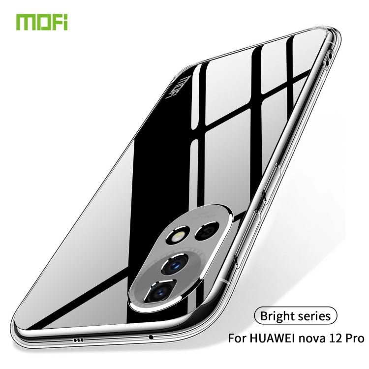 For Huawei nova 12 Pro / 12 Ultra MOFI Ming Series Ultra-thin TPU Phone Case(Transparent) - Huawei Cases by MOFI | Online Shopping UK | buy2fix