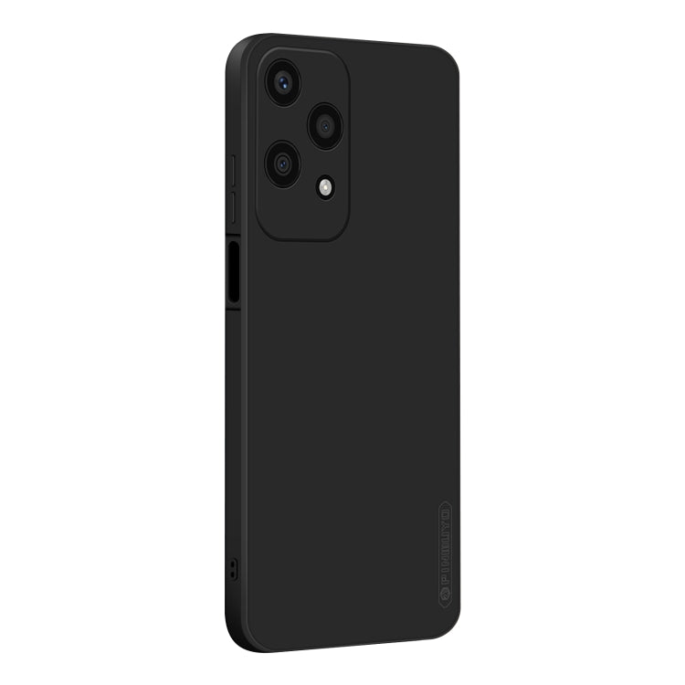 For Honor 200 Lite Global PINWUYO Sense Series Liquid Silicone TPU Phone Case(Black) - Honor Cases by PINWUYO | Online Shopping UK | buy2fix