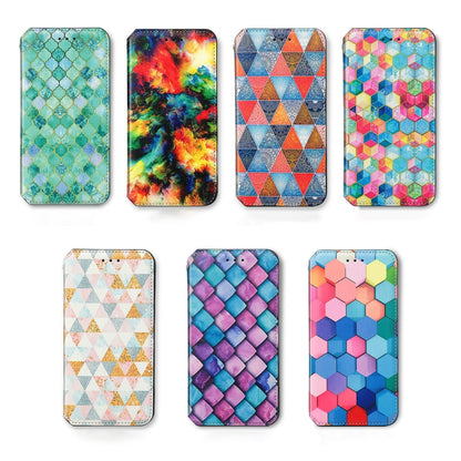 For Ulefone Note 15 CaseNeo Colorful Magnetic Leather Phone Case(Rhombus) - Ulefone Cases by buy2fix | Online Shopping UK | buy2fix