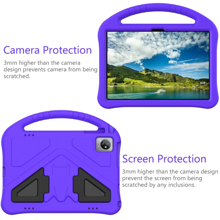 For Blackview Tab 8 WiFi 10.1 2023 EVA Shockproof Tablet Case with Holder(Purple) - Others by buy2fix | Online Shopping UK | buy2fix