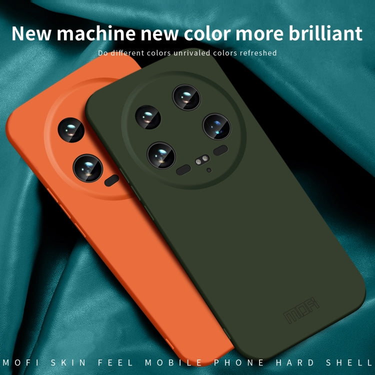 For Xiaomi 14 Ultra MOFI Qin Series Skin Feel All-inclusive PC Phone Case(Orange) - 14 Ultra Cases by MOFI | Online Shopping UK | buy2fix