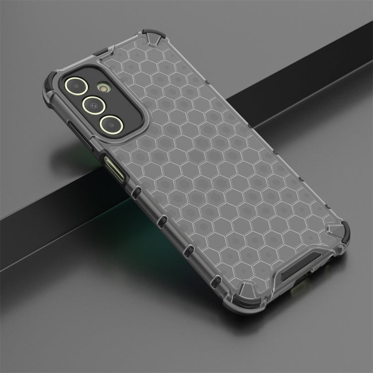 For Samsung Galaxy A15 Shockproof Honeycomb Phone Case(Black) - Galaxy Phone Cases by buy2fix | Online Shopping UK | buy2fix