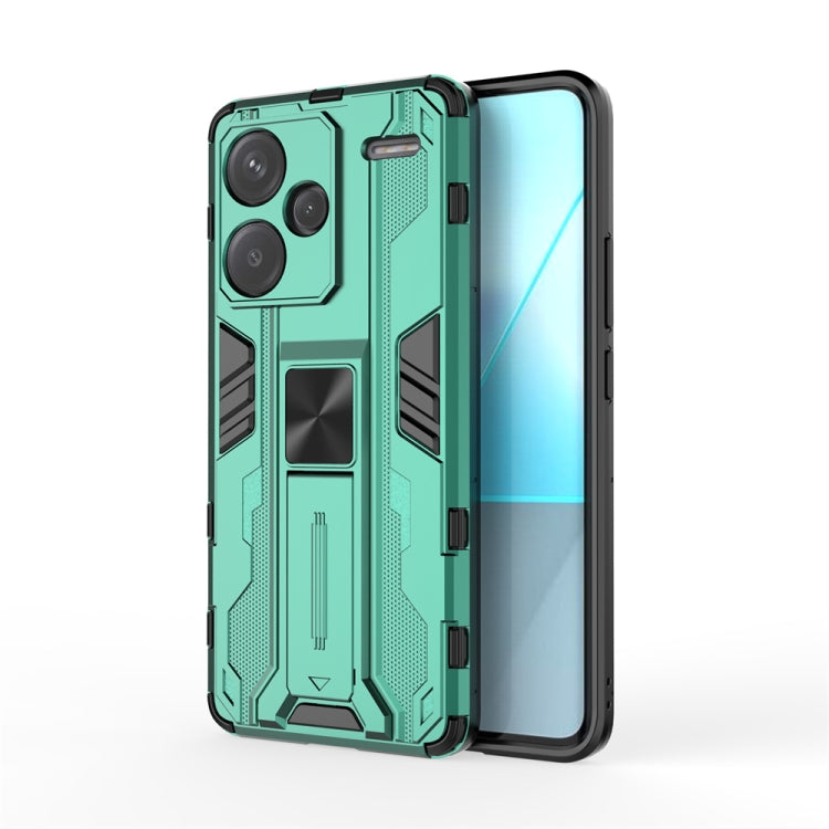For Redmi Note 13 Pro 5G Supersonic Armor PC Hybrid TPU Phone Case(Green) - Note 13 Pro Cases by buy2fix | Online Shopping UK | buy2fix