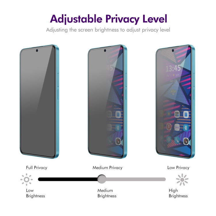 For Redmi K70 / K70e / K70 Pro 2pcs ENKAY Hat-Prince 28 Degree Anti-peeping Privacy Silk Screen Tempered Glass Film - K70E Tempered Glass by ENKAY | Online Shopping UK | buy2fix