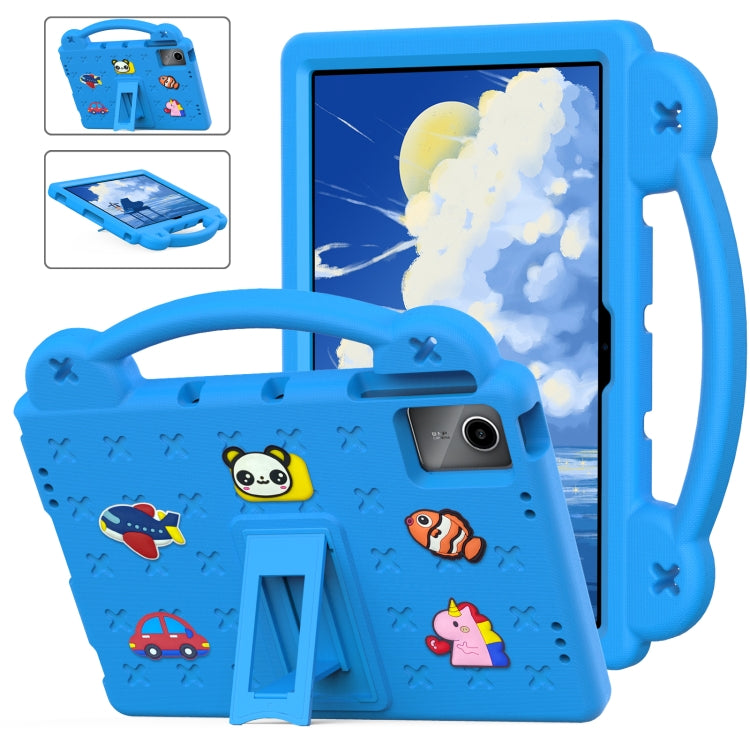 For Huawei MatePad SE 11 2024 Handle Kickstand Children EVA Shockproof Tablet Case(Sky Blue) - Huawei by buy2fix | Online Shopping UK | buy2fix