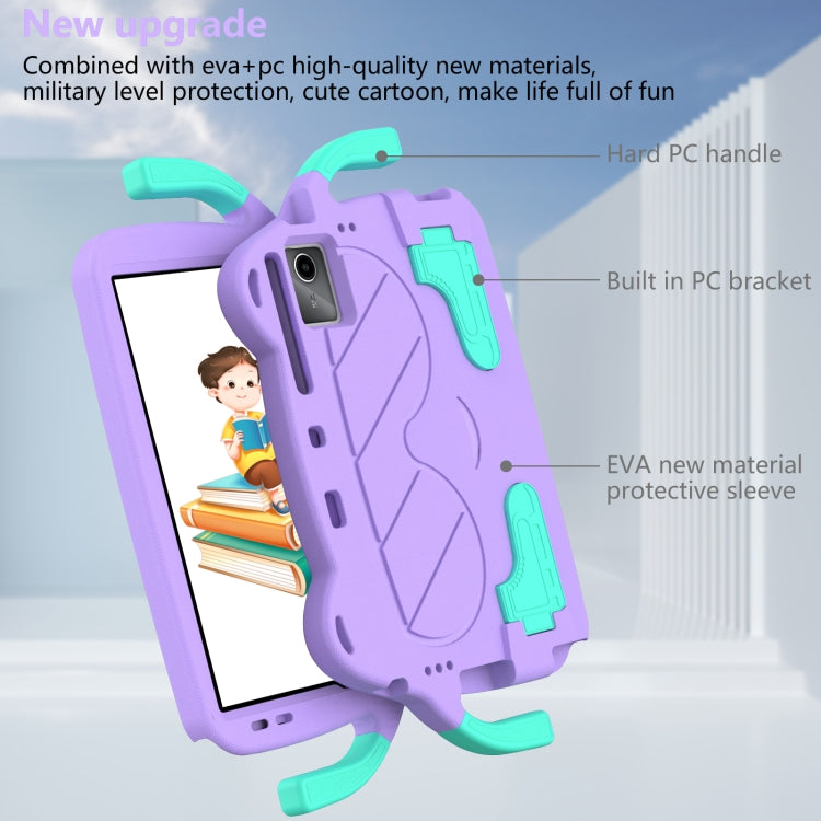 For DOOGEE T30 Pro 11 2023 Ice Baby EVA Shockproof Hard PC Tablet Case(Light Purple+Mint Green) - Others by buy2fix | Online Shopping UK | buy2fix