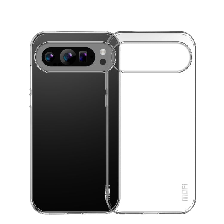 For Google Pixel 9 Pro MOFI Ming Series Transparent Ultra-thin TPU Phone Case(Transparent) - Google Cases by MOFI | Online Shopping UK | buy2fix