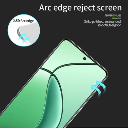 For Realme P1/ C65 MOFI 9H 2.5D Full Screen Tempered Glass Film(Black) - Realme Tempered Glass by MOFI | Online Shopping UK | buy2fix