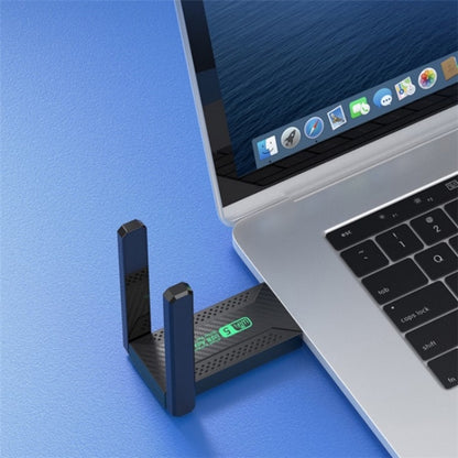 For Desktop PC Laptop Dual Band Driver-Free USB3.0 5G 1200Mbps WiFi Wireless Adapter - USB Network Adapter by buy2fix | Online Shopping UK | buy2fix
