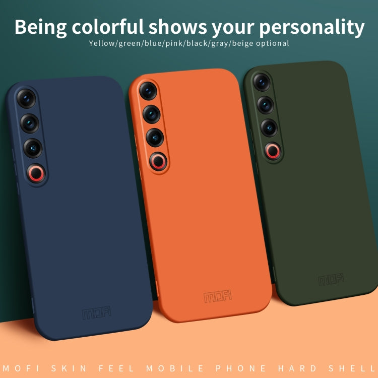 For Meizu 21 Pro MOFI Qin Series Skin Feel All-inclusive PC Phone Case(Green) - Meizu by MOFI | Online Shopping UK | buy2fix