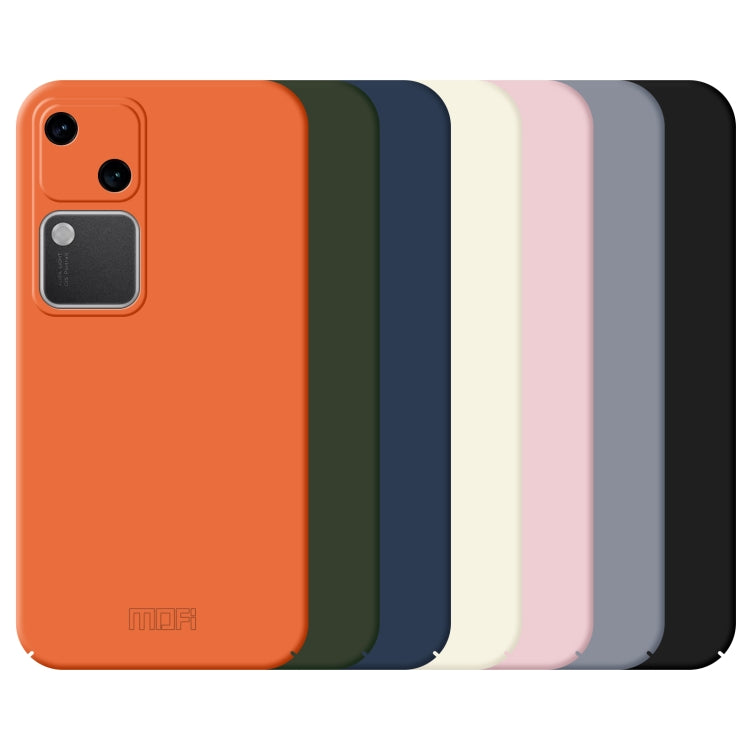 For vivo S18 MOFI Qin Series Skin Feel All-inclusive PC Phone Case(Orange) - S18 Cases by MOFI | Online Shopping UK | buy2fix