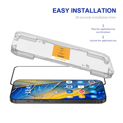 For Google Pixel 9 Pro XL ENKAY Easy Install High Alumina Silicon Full Glass Film - Google Tempered Glass by ENKAY | Online Shopping UK | buy2fix