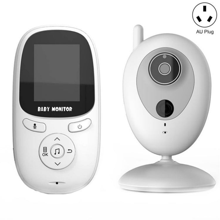 R306 Room Temperature Monitor Intercom Camera 2.0-inch Night Vision Wireless Baby Monitor(AU Plug) - Baby Monitor by buy2fix | Online Shopping UK | buy2fix