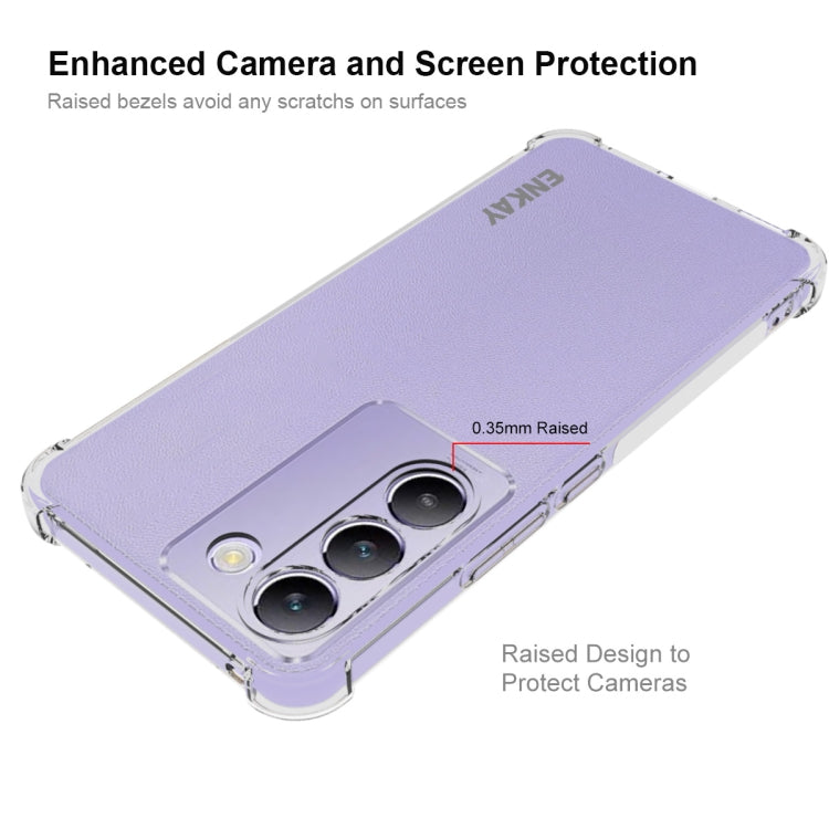 For OPPO Reno11 F 5G Global ENKAY Clear TPU Shockproof Anti-slip Phone Case - Reno11 F Cases by ENKAY | Online Shopping UK | buy2fix