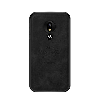 PINWUYO Shockproof Waterproof Full Coverage PC + TPU + Skin Protective Case for Motorola Moto G7 Play (Eurasian Version)(Black) - Motorola Cases by PINWUYO | Online Shopping UK | buy2fix