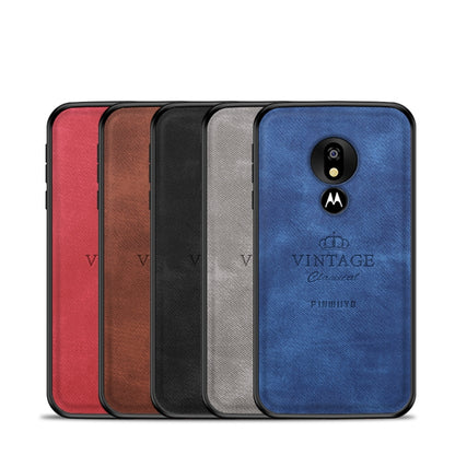 PINWUYO Shockproof Waterproof Full Coverage PC + TPU + Skin Protective Case for Motorola Moto G7 Play (Eurasian Version)(Gray) - Motorola Cases by PINWUYO | Online Shopping UK | buy2fix