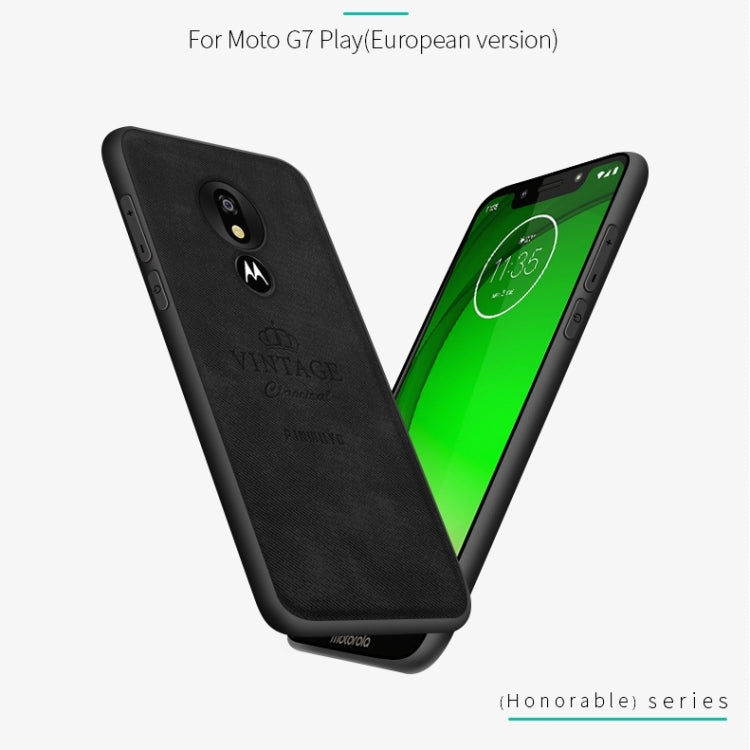 PINWUYO Shockproof Waterproof Full Coverage PC + TPU + Skin Protective Case for Motorola Moto G7 Play (Eurasian Version)(Gray) - Motorola Cases by PINWUYO | Online Shopping UK | buy2fix