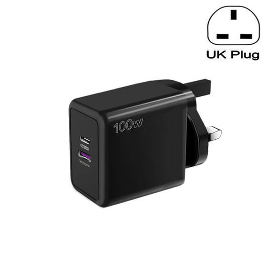 USB 67W / PD 33W Super fast Charging Full Protocol Mobile Phone Charger, UK Plug(Black) - USB Charger by buy2fix | Online Shopping UK | buy2fix
