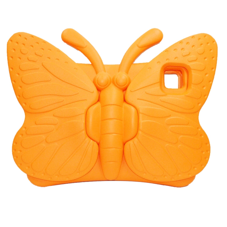 For iPad Pro 11 2024 Butterfly Bracket Kids EVA Shockproof Tablet Case(Orange) - iPad Pro 11 2024 Cases by buy2fix | Online Shopping UK | buy2fix