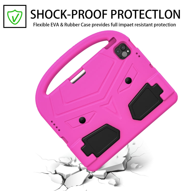 For iPad Pro 11 2024 Sparrow Style Shockproof Kickstand EVA Tablet Case(Rose Red) - iPad Pro 11 2024 Cases by buy2fix | Online Shopping UK | buy2fix