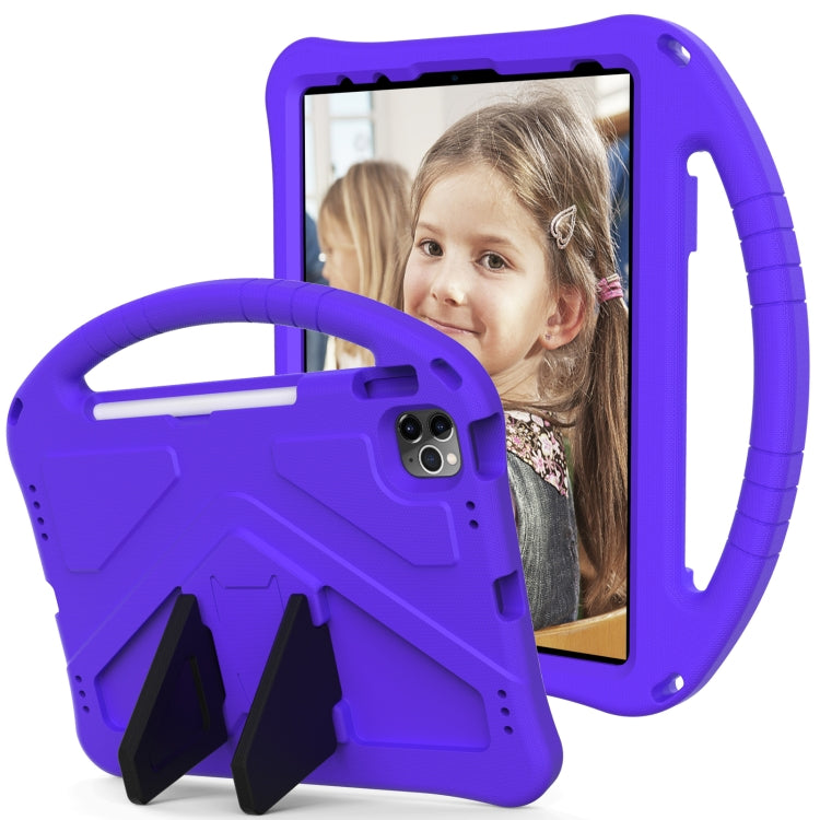 For iPad Pro 11 2024 EVA Shockproof Tablet Case with Holder(Purple) - iPad Pro 11 2024 Cases by buy2fix | Online Shopping UK | buy2fix