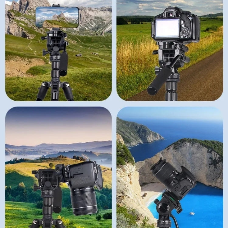 JMARY KT285+NB50 Camera Stand Extendable Height Aluminum Alloy Camera Holder Tripod - Tripods by Jmary | Online Shopping UK | buy2fix