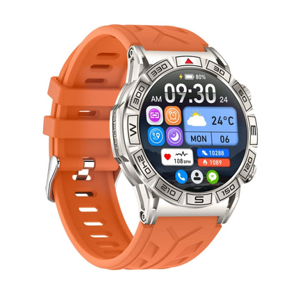 KC80 1.43 inch Color Screen Smart Watch, Support AI Voice Assistant / Bluetooth Call(Orange) - Smart Watches by buy2fix | Online Shopping UK | buy2fix