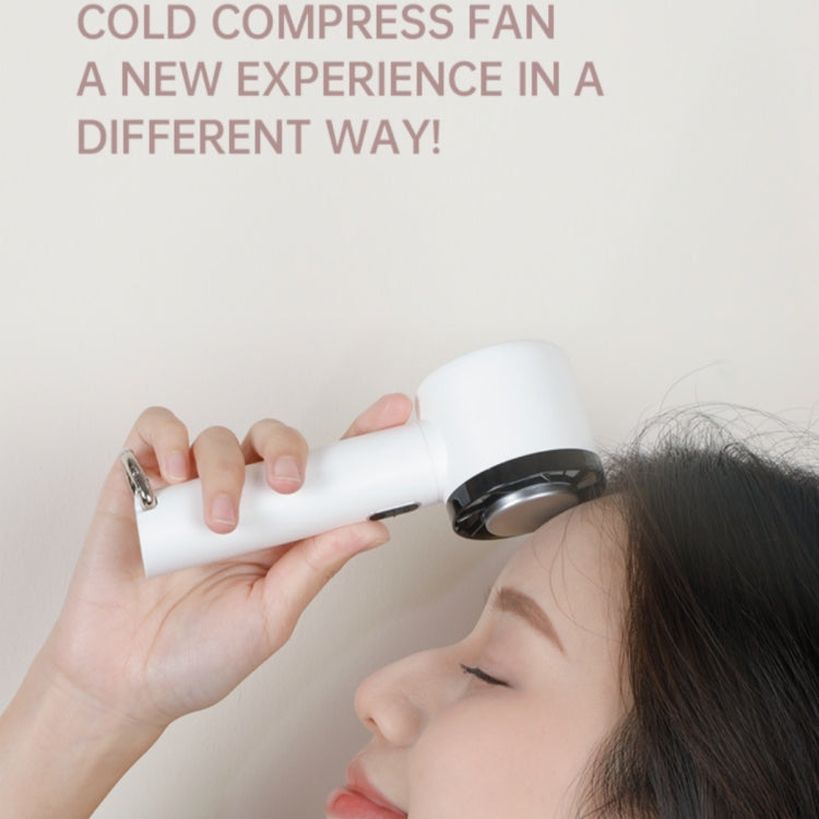 WX-625 Cold Compress Function Portable Mini Summer Fan Handheld Cooling Fan(Light Purple) - Electric Fans by buy2fix | Online Shopping UK | buy2fix