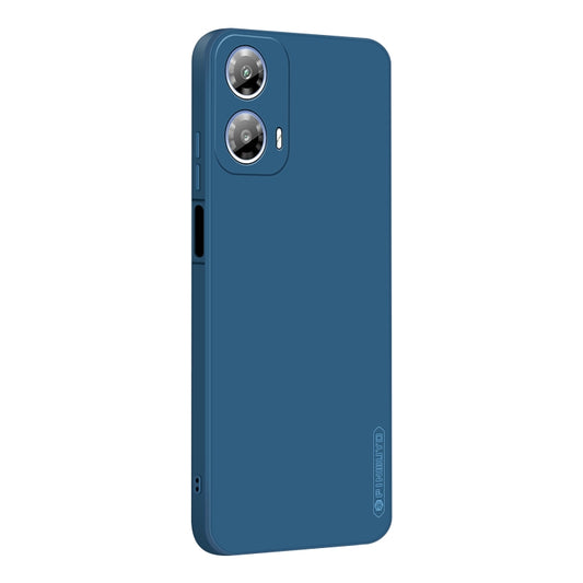 For Motorola Moto G24 / G04 PINWUYO Sense Series Liquid Silicone TPU Phone Case(Blue) - Motorola Cases by PINWUYO | Online Shopping UK | buy2fix