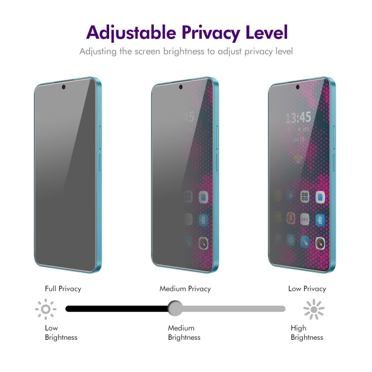 For Tecno Spark Go 2024 2pcs ENKAY Hat-Prince 28 Degree Anti-peeping Privacy Tempered Glass Film - Tecno Tempered Glass by ENKAY | Online Shopping UK | buy2fix