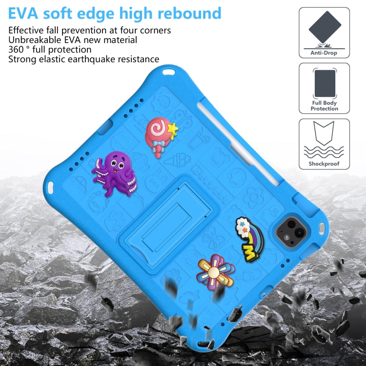 For iPad Pro 11 2024 Hi Baby EVA Full Body Tablet Case with Strap(Sky Blue) - iPad Pro 11 2024 Cases by buy2fix | Online Shopping UK | buy2fix