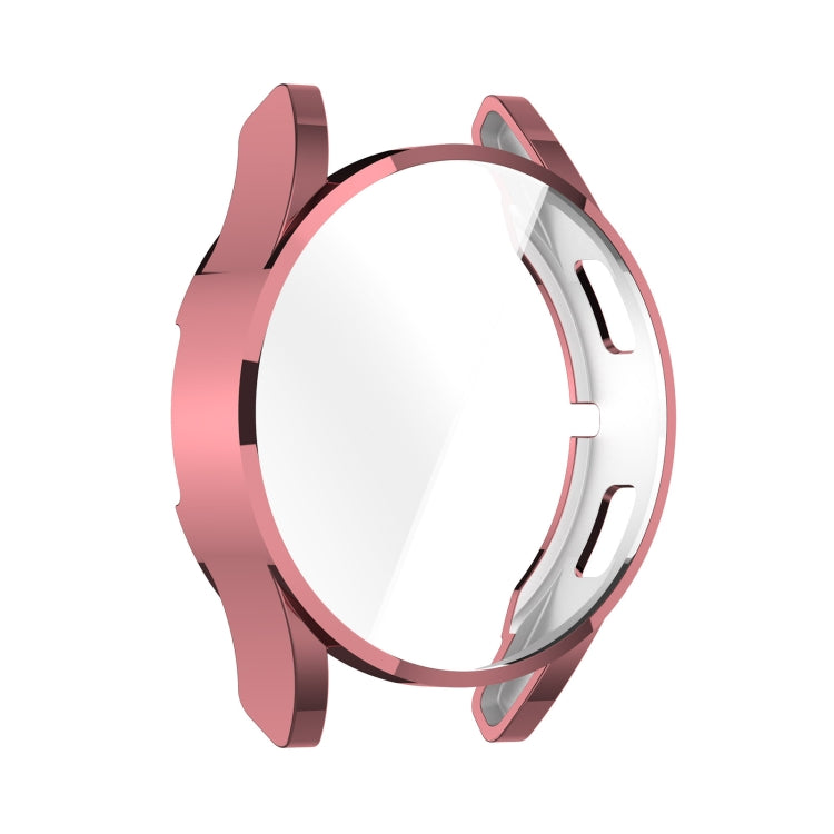For Samsung Galaxy Watch FE 40mm Full Coverage TPU Electroplated Watch Protective Case(Pink) - Watch Cases by buy2fix | Online Shopping UK | buy2fix