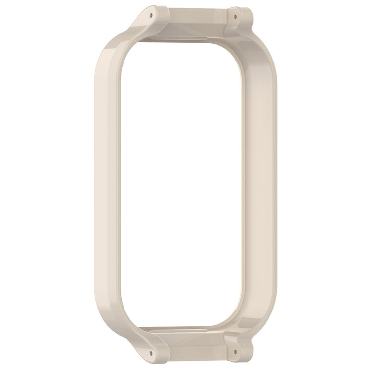 For Redmi Band 2 Half Pack PC Watch Protective Case(Creamy White) - Watch Cases by buy2fix | Online Shopping UK | buy2fix