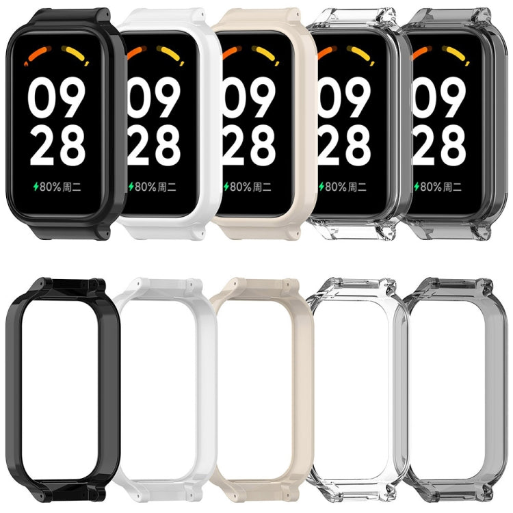 For Redmi Band 2 Half Pack PC Watch Protective Case(Creamy White) - Watch Cases by buy2fix | Online Shopping UK | buy2fix