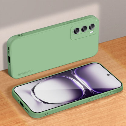 For OPPO Reno12 Global PINWUYO Sense Series Liquid Silicone TPU Phone Case(Green) - Reno12 Cases by PINWUYO | Online Shopping UK | buy2fix