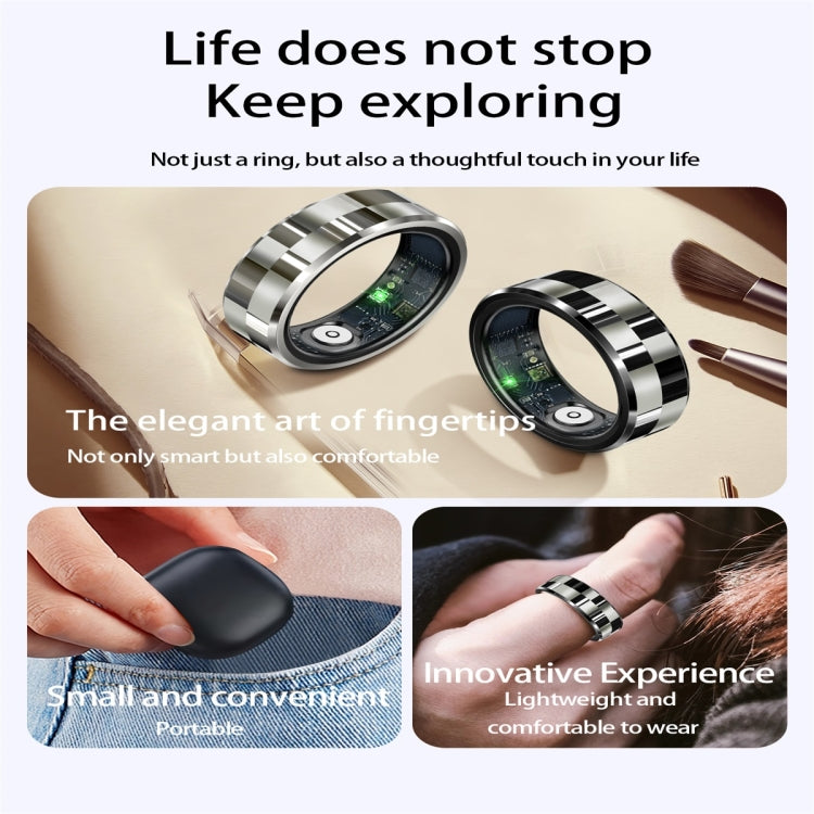 R9 SIZE 9 Smart Ring, Support Health Monitoring / Gesture Control / Somatosensory Games(Silver) - Smart Rings / Smart Telephones by buy2fix | Online Shopping UK | buy2fix